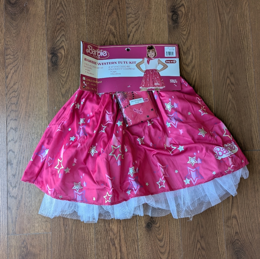 Barbie Pink Western Tutu Set NWT Child Target Exclusive